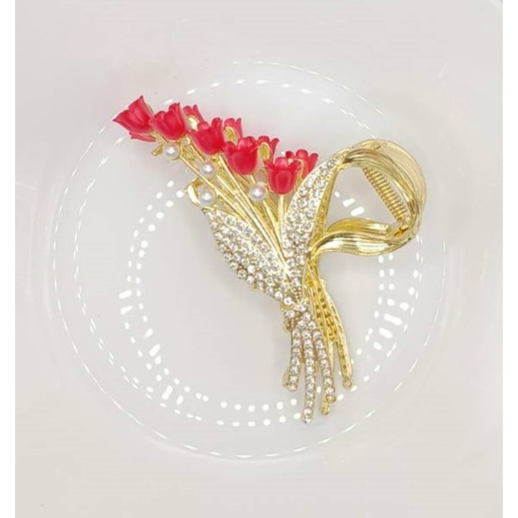 26CHAYA✨ หนีบผม ดอกไม้ ผีเสื้อ ประดับพลอย มุก เรียบ หรู ดูดี กิ๊บติดผมผู้หญิง - รูปที่ 6