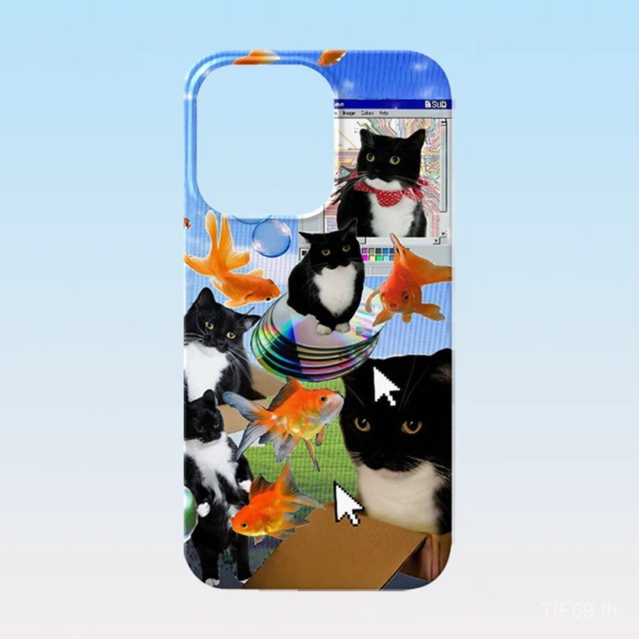 เคสโทรศัพท์มือถือมิลเลนเนียมสำหรับ iPhone XS 8PLUS 7plus 13 14 12 15 PROMAX ป้องกันการเคาะ11PROMAX xsmax XR 13 12 15 14 Pro กันกระแทก11pro เคสแข็ง ggnb