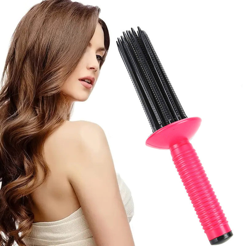 Air Volume Hair Fluffy จัดแต่งทรงผม Curler หวี Hair Curler หวี Heatless Curling Roller เครื่องมือจัดแต่งทรงผมสําหรับผู้หญิง