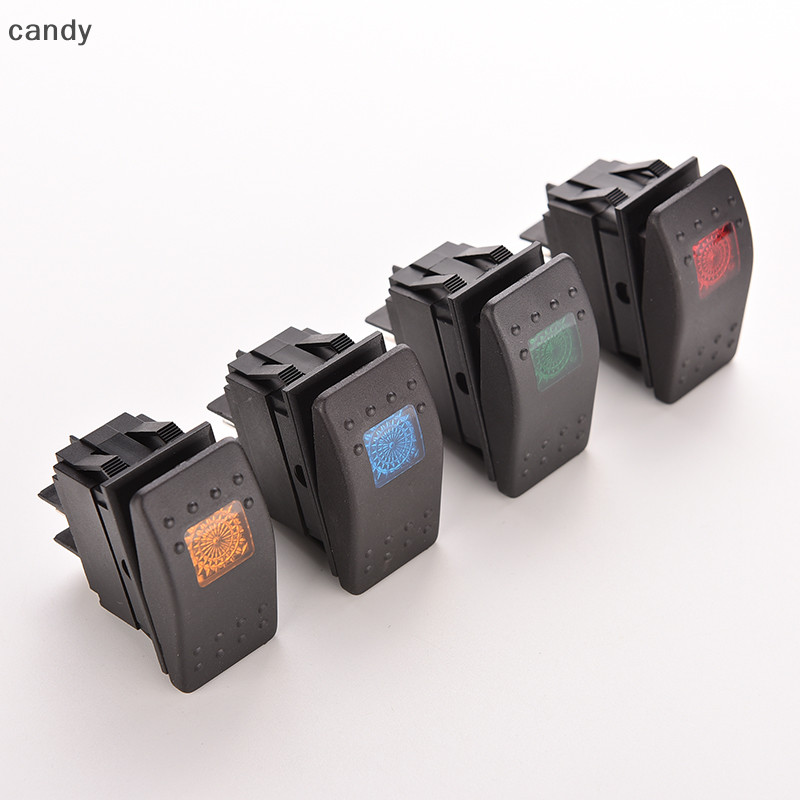 NDY 12V 20A WATERPROOF BAR ARB CARLING ROCKER TOGGLE ไฟ LED CAR BOAT N