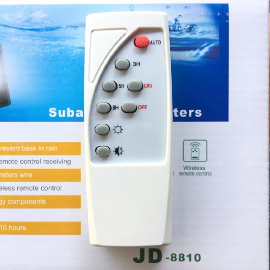 ไฟกลางแจ้ง STAR LED รีโมทJD-88 โคมไฟสปอร์ตไลท์ โซล่าเซลล์ JD-8810 - JD-8200 (เฉพาะรีโมทนะค่ะ)