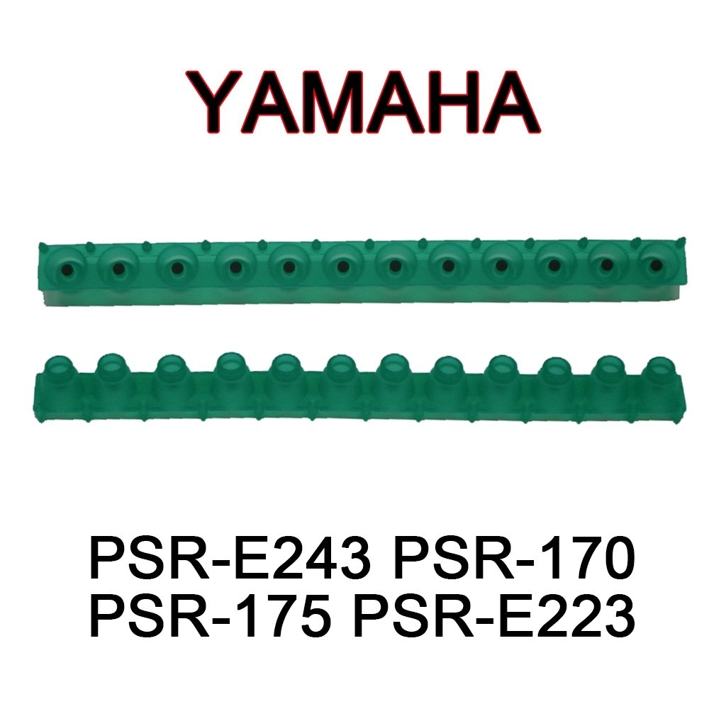 1pcs YAMAHA ออร์แกนอิเล็กทรอนิกส์ PSR-E243 PSR-170 PSR-175 PSR-E223 ยางนําไฟฟ้า