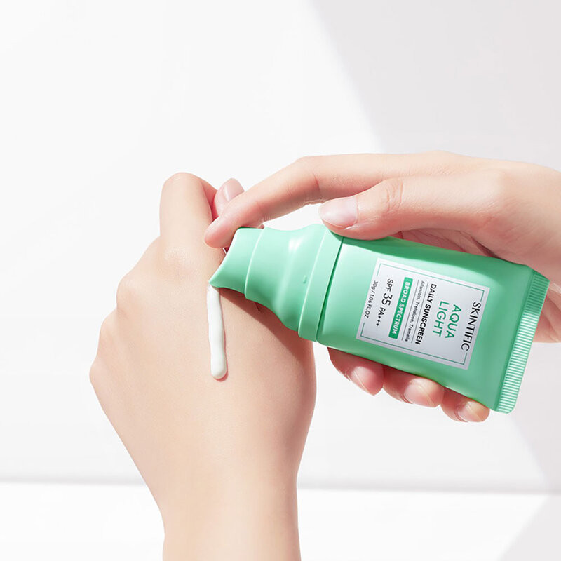 SKINTIFIC Sunscreen สกินทิฟิค ครีมกันแดด 30g (Aqua Light/Niacinamide/Matte Fit) รูปที่ 4