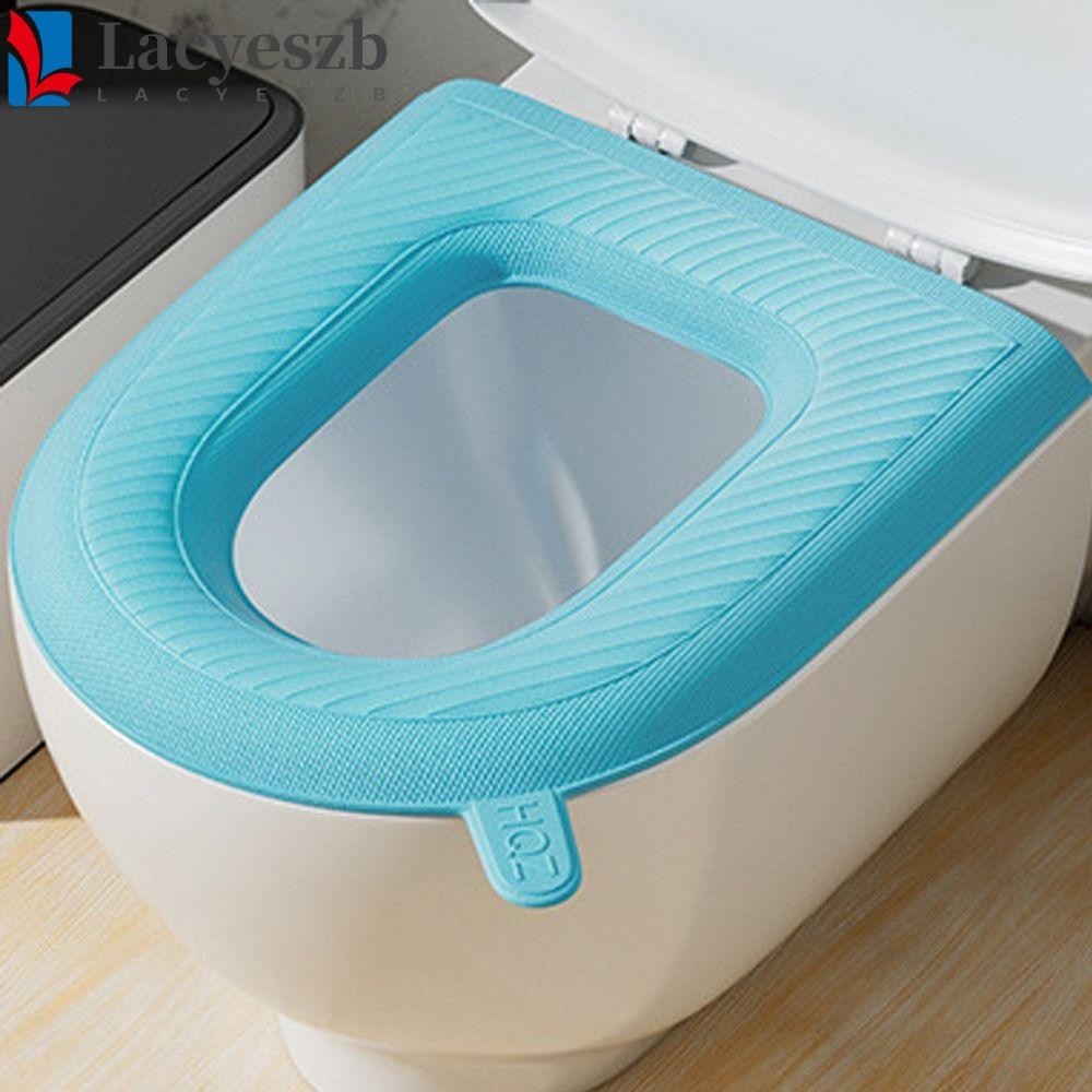 Lacyeszb เสื่อห้องน้ํา All Season ซิลิโคน Universal โฟมแหวน Closestool Mat เบาะสําหรับห้องน้ํากันน้ําที่นั่งชักโครก