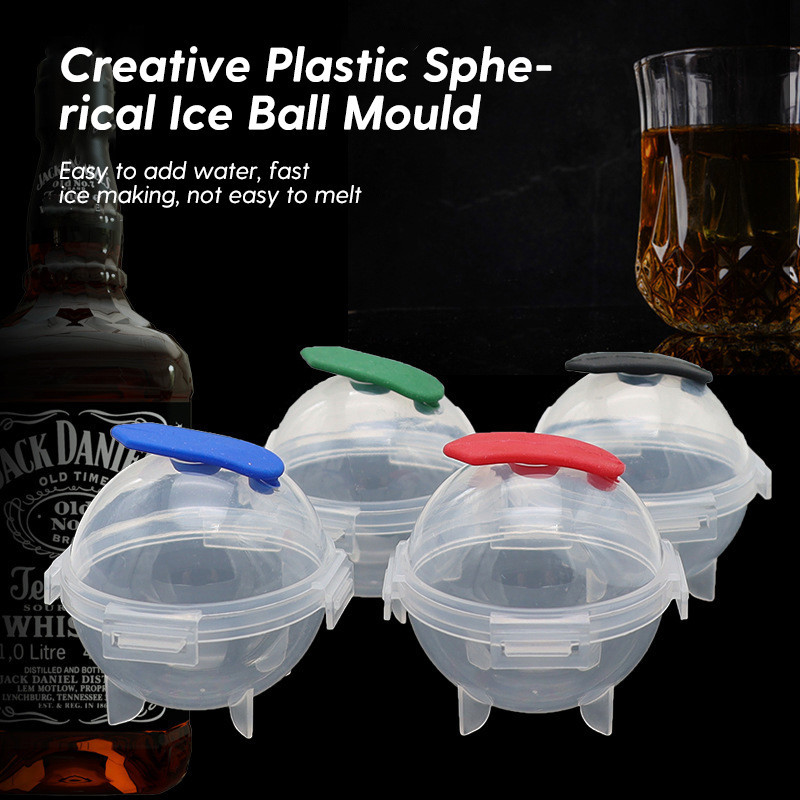 Katelv 4 ชิ้น/เซ็ต Ice Ball Maker วิสกี้ Ice Ball แม่พิมพ์ Ice Cube Mould 5 ซม.
