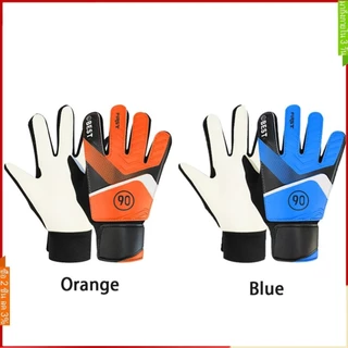 1 คู่ Fussball Goal Keeper ถุงมือสําหรับเด็ก Latex ฟุตบอลผู้รักษาประตู Mitts Anti-collision ลื่น Breathable อุปกรณ์กีฬา