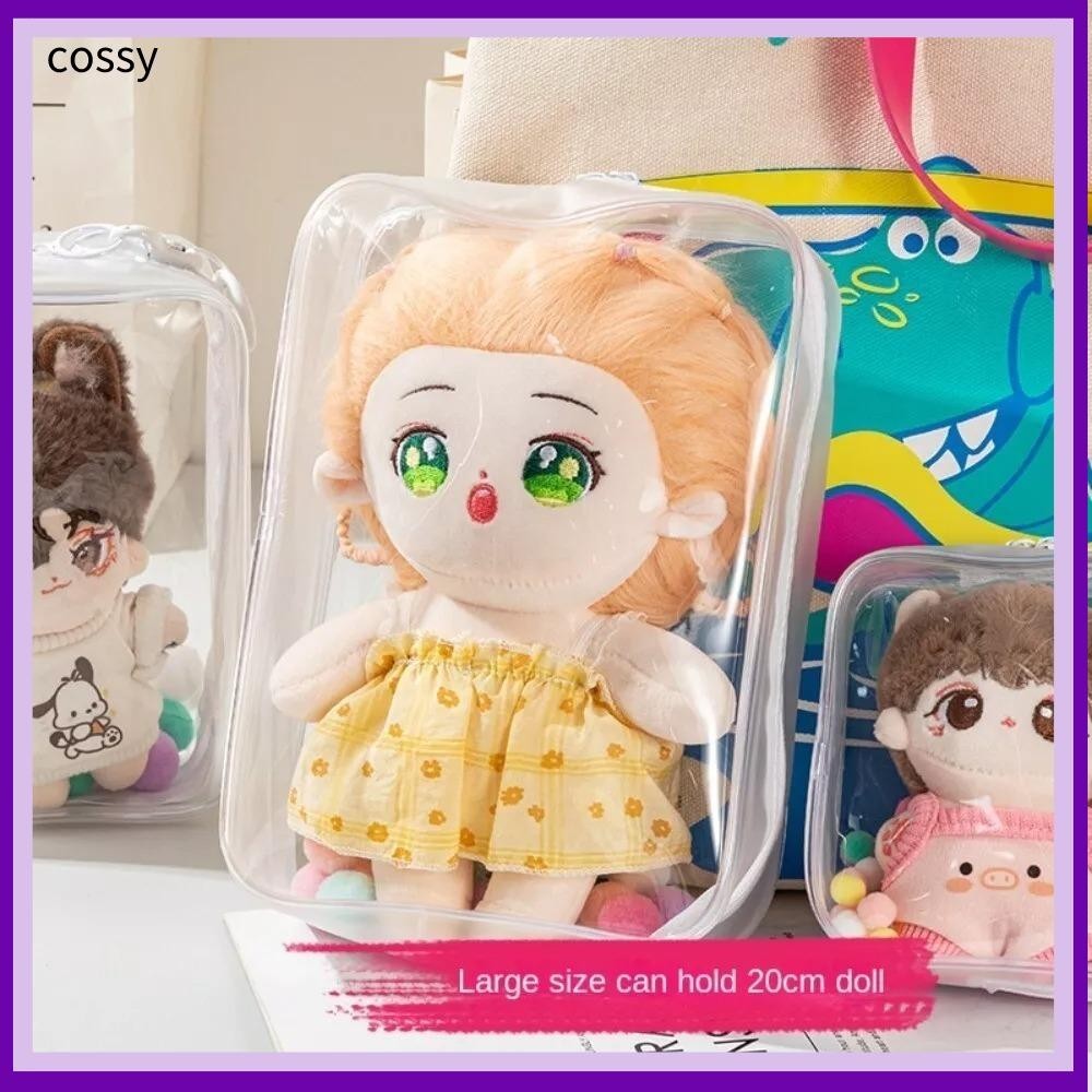 Cossy กระเป๋ากันฝุ่น, ทรงกระบอก OB11 Doll Outing Bag, PVC แบบพกพา Small Item Bag Doll Cylind Bag Outdoor
