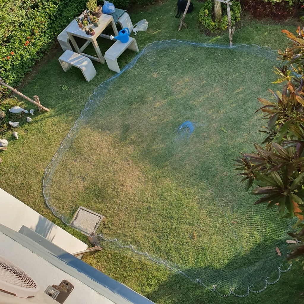 แหเอ็นปลาซิว/กุ้ง**1.5เซน-7เซน  ขนาด 6ศอก-12ศอก**ขึ้นเพลาพร้อมใช้ ตะกั่วหนัก - รูปที่ 3