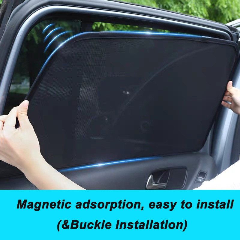 แนะนำ ผ้าม่าน ผ้าม่านรถบังแดดสําหรับ Isuzu MU-X RF MUX 2014-2020 รถหน้าต่างด้านข้างบังแดดกระจกแม่เหล็ก Sun Shade พลังงานแสงอาทิตย์ Parasol เด็กผ้าม่าน ราคาพิเศษ มีเก็บเงินปลายทาง