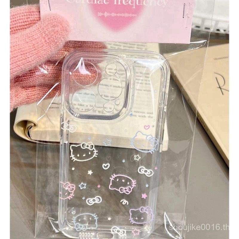 Line Star Hello Kitty Apple 15/14/13PROMAX เคสนิ่ม12/11pro XR/XS 8 iwyn