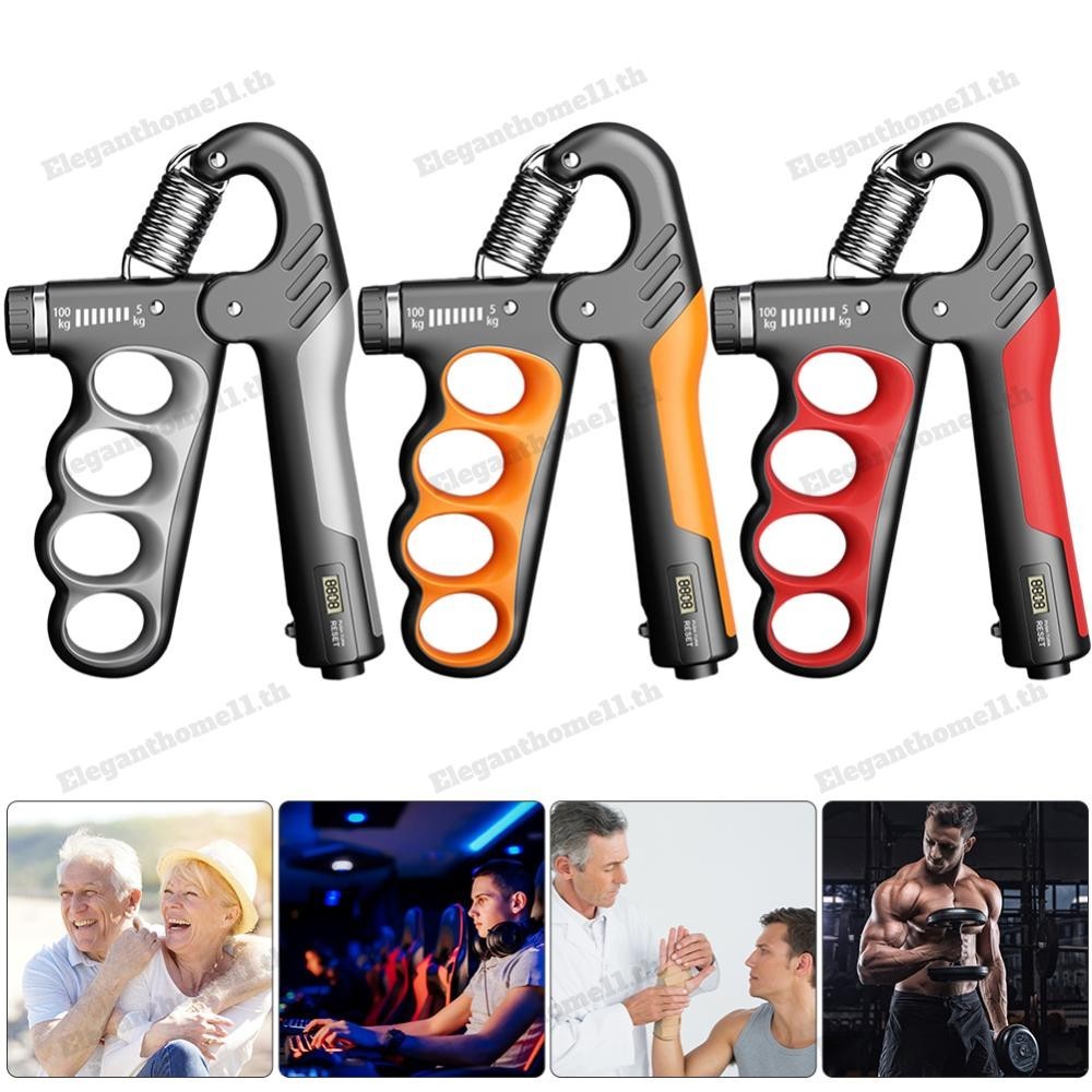5-100 KG Grip Strength Trainer Hand Gripper ปรับความต้านทานความเครียดบรรเทา