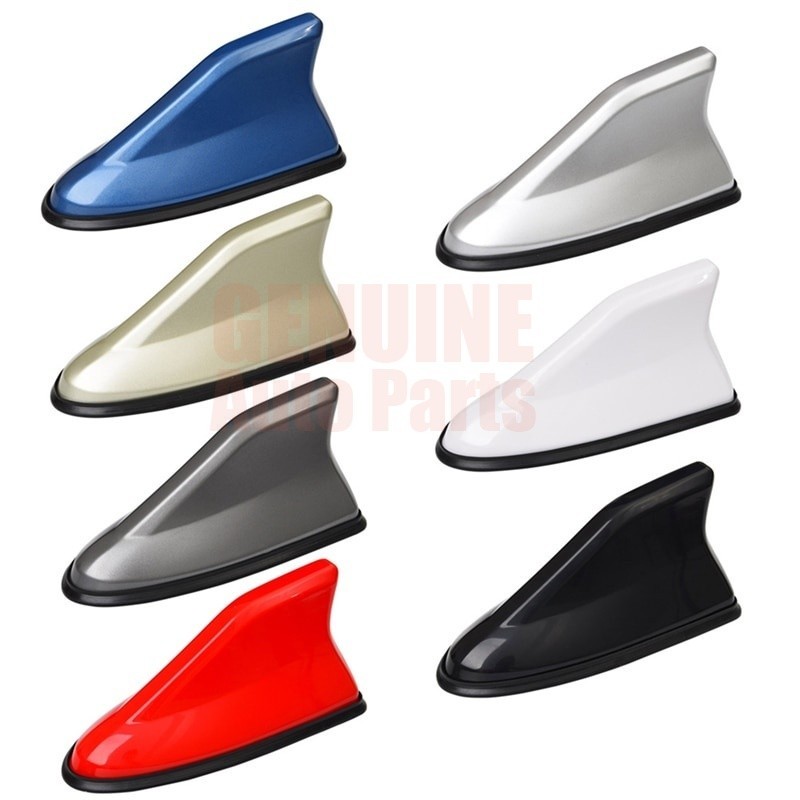 ​Universal Car Shark Fin Antenna Auto สัญญาณวิทยุเสาอากาศหลังคาหลังคารถวิทยุ AM/FM สัญญาณ