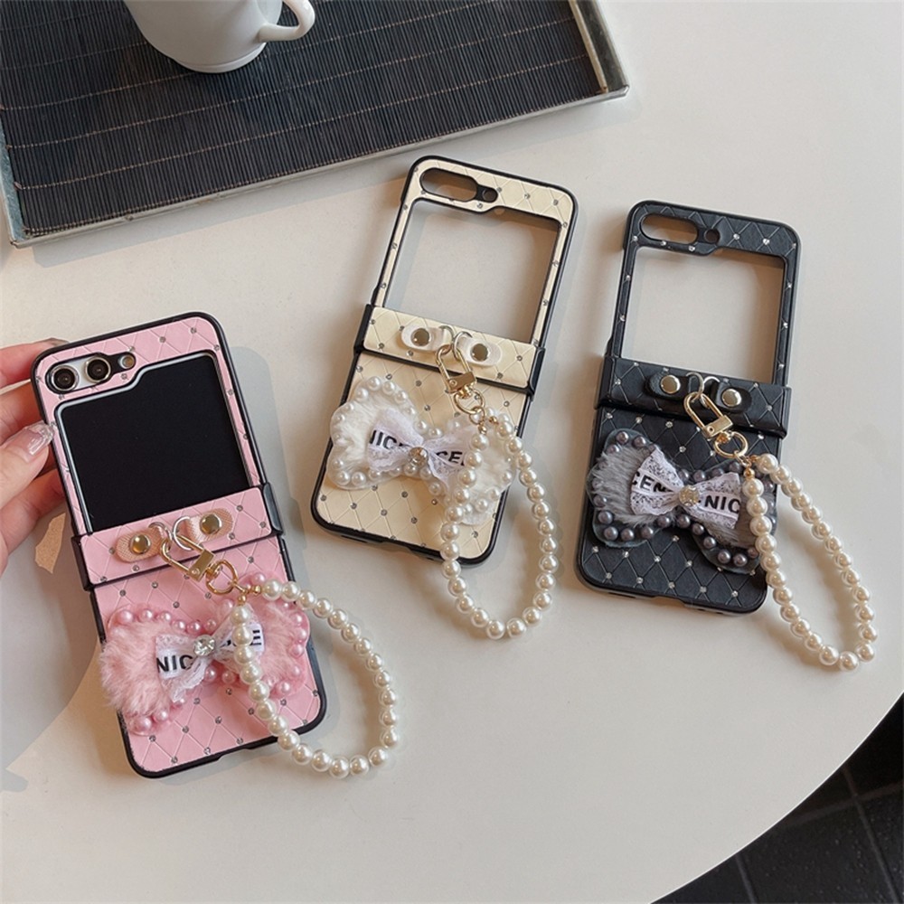 Ins Anti-DROP แฟชั่นออกแบบปลอก Zflip3 Flip4 Flip5 Flip6 Love สําหรับ Samsung Galaxy Z Flip 6 5 4 3 เคสโทรศัพท์เชือกเส้นเล็ก