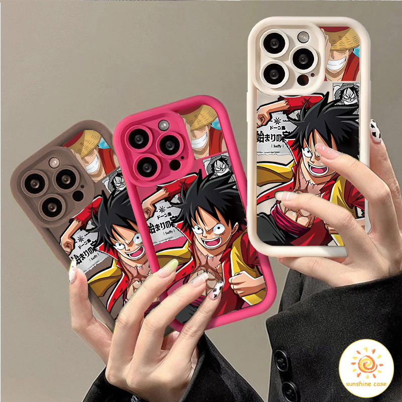 ตัวการ์ตูนวันพีซอะนิเมะเลือดร้อนของญี่ปุ่น 12 ไอโฟน11 For iPhone12 13 14 15Pro MAX X XS XR XS 6 7 8Plus SE20 เคสโทรศัพท์