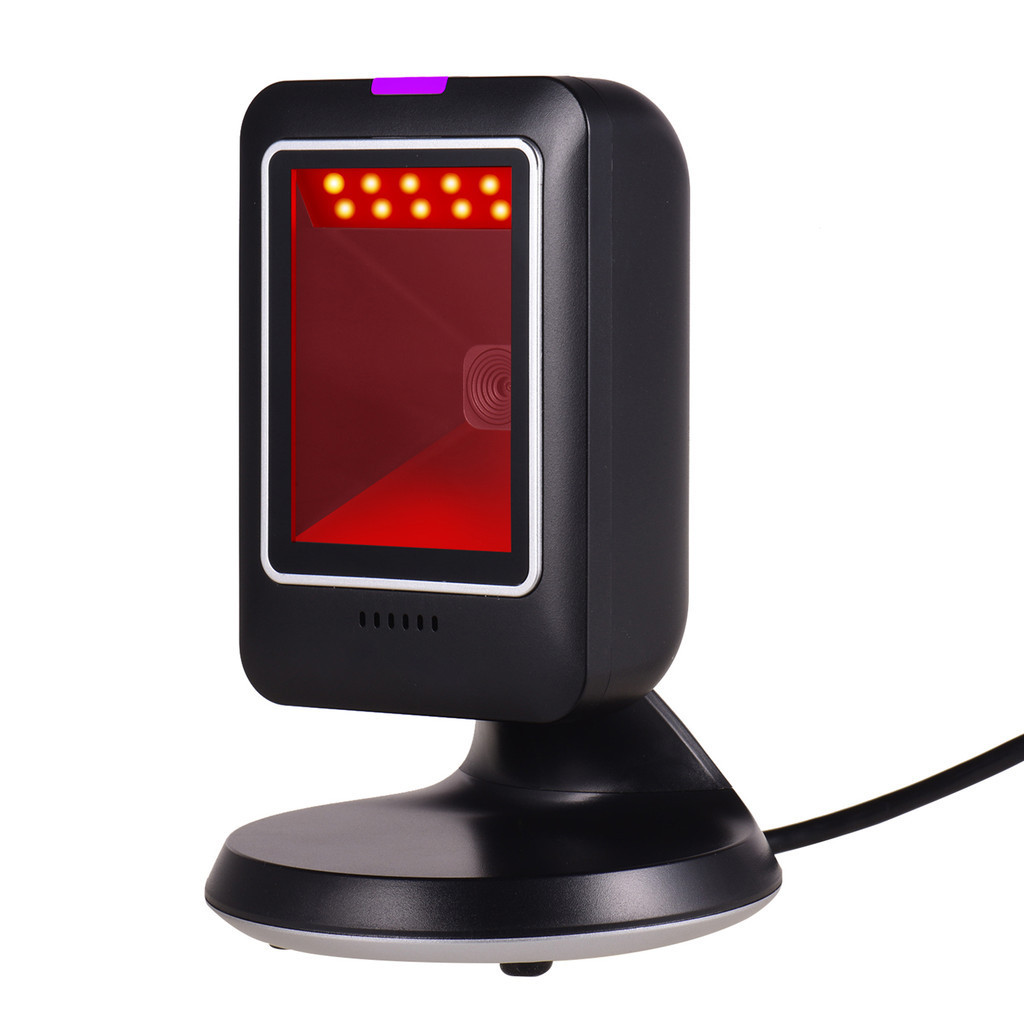 Mp6300y 1D/2D/QR เครื่องสแกนบาร์โค้ดรอบทิศทาง USB แบบมีสายบาร์เครื่องอ่านรหัส CMOS ภาพแฮนด์ฟรีสําหรับซูเปอร์มาร์เก็ต Bookstore ขายปลีกโรงพยาบาล