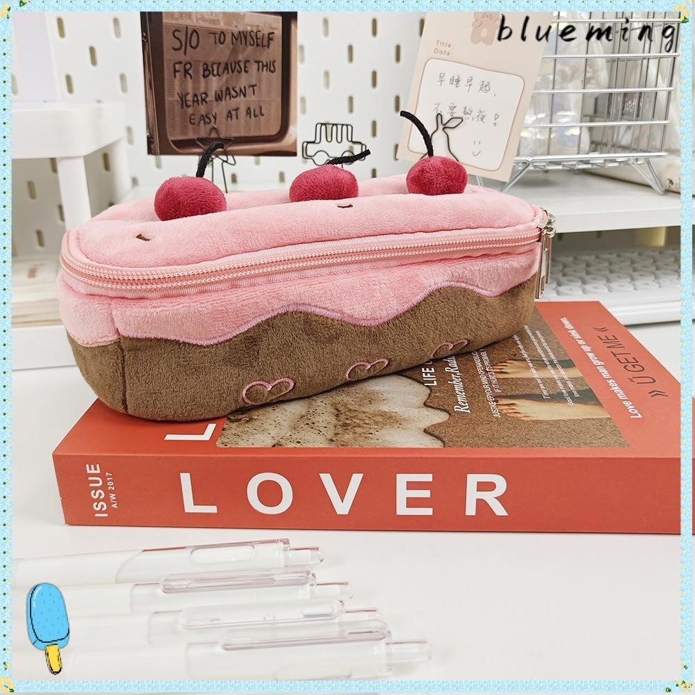 Blueming2 กระเป๋าเครื่องเขียน กระเป๋าปากกา รูปเค้ก Dacron Cherry น่ารัก