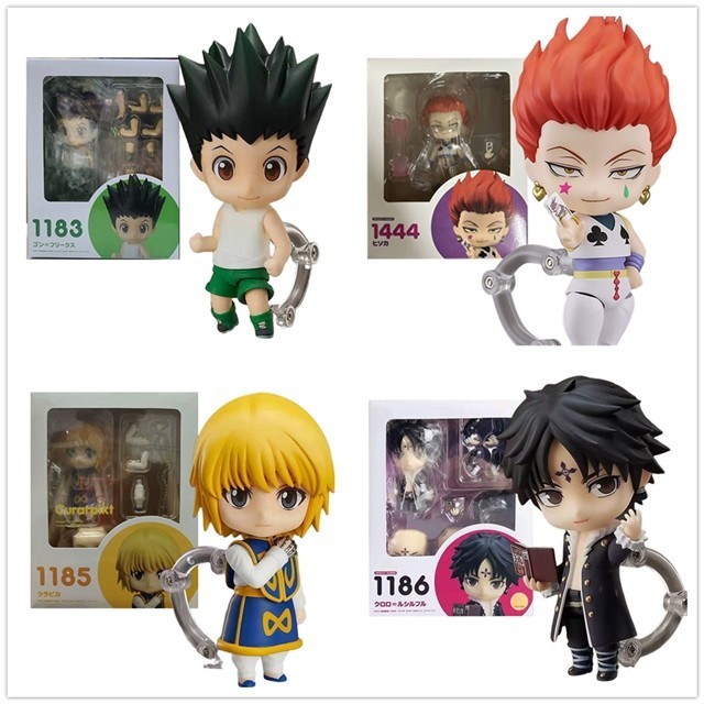 รุ่น Q Nendoroid HunterHunter Hisoka Gon Freecss Killua Zoldyck Kurapika Articulado Action Figure ตุ