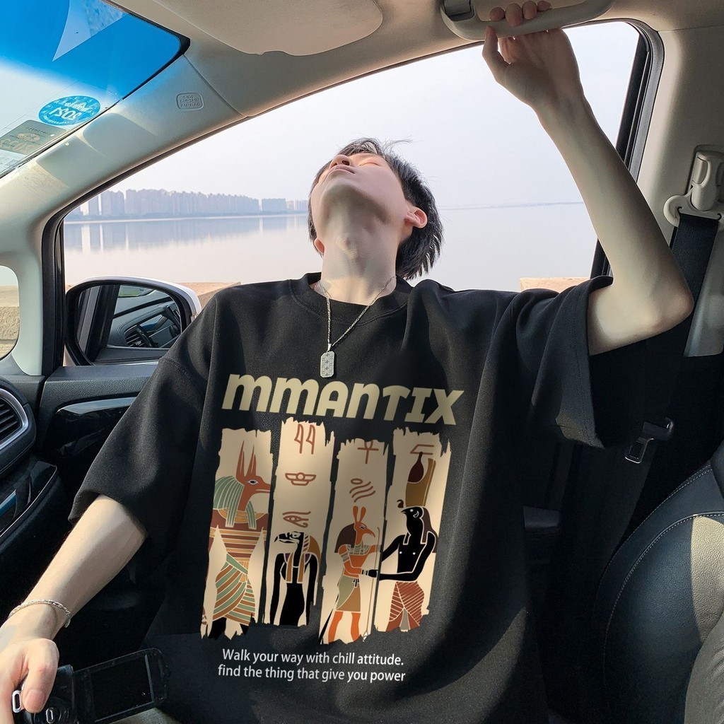 (จัดส่งตลอด 24 ชั่วโมง)HY เสื้อยืด คนอ้วน คอกลม เนื้อนุ่ม ใส่สบาย คอตตอน ใหญ่สุด เย็นสบาย คมชัด ใหญ่มาก ลายหมีกังฟู18