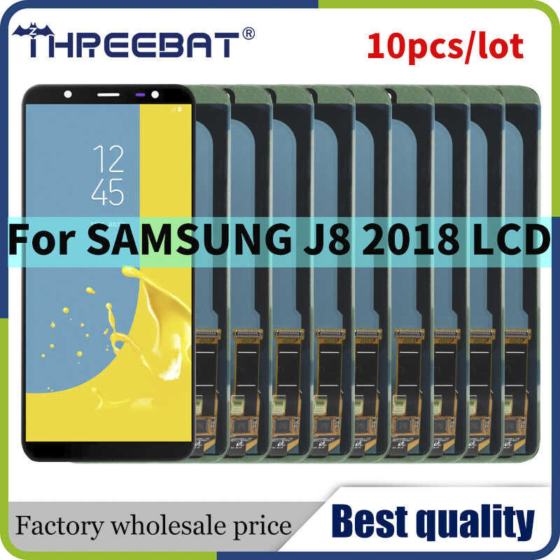10pcs/lot Wholesale LCD 6.0" SUPER AMOLED For SAMSUNG J8 2018 J810F J810G j810M J810Y J810GF LCD