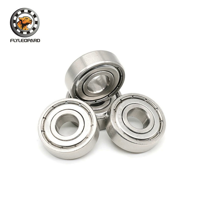 FB แบริ่ง ABEC-7ซีลโลหะ6201ZZ 12x32x10มม. แบริ่ง1ชิ้นแบริ่งเหล็กชุบโครเมี่ยม6201 6201Z 6201zz