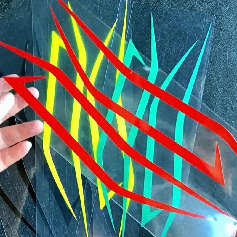 อุปกรณ์เสริมรถจักรยานยนต์สติกเกอร์หมวกกันน็อคสําหรับ    AGV Shoei HJC Honda CBR Kawasaki Ninja 400 6