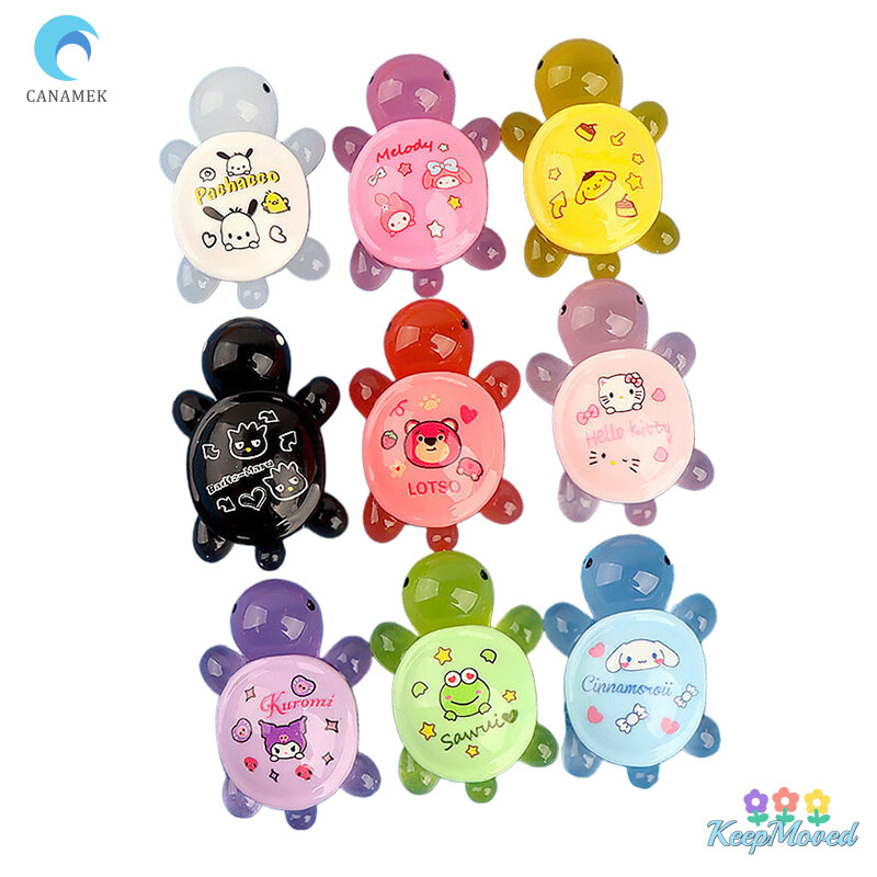 Keepmoving 5 ชิ้น Mini Luminous Sanrio เต่าเครื่องประดับรถ Micro Landscape Decor ตุ๊กตา House ฉากตกแต่งเดสก์ท็อปปลาตกแต่งของเล่นใหม่