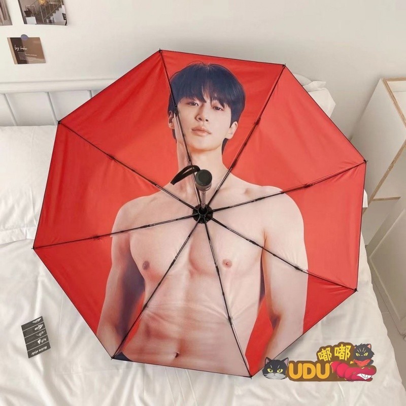 💪ในสต็อก💪กล้ามเนื้อหน้าท้องสนุก Bianyouxi ร่มสร้างสรรค์กล้ามเนื้อผู้ชายร่มตลกร่มมูลค่าสูงร่มนักเรียนของขวัญสร้างสรรค์