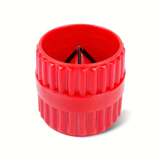 1 PC ท่อ Deburring Reamer สีแดง Inner-Outer Reamer ท่อ Chamfer เครื่องมือสําหรับ PVC ทองแดงอลูมิเนียมหลอด