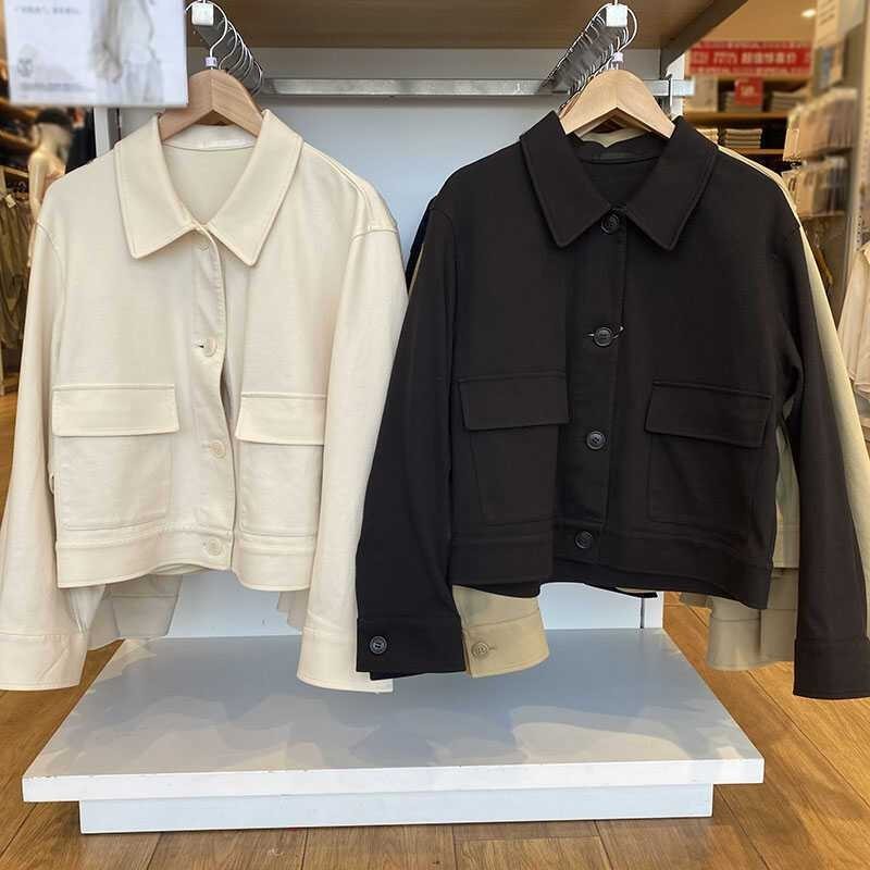 ผู้หญิง Casual มะเขือยาวหลวม All-Match ถักเสื้อเสื้อแจ็คเก็ต Commuter 2024 ฤดูใบไม้ร่วงสไตล์ใหม่ F469775