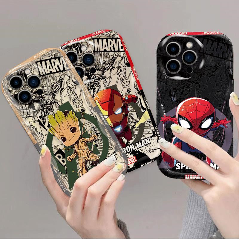 Iron Man เคสโทรศัพท์กันกระแทกสําหรับRealme 11 12 10T 5G 9i 5 5i 6i 5S 7 8 9 10 PRO C2 C11 C20 C15 C21 C12 C25 C21Y C25Y C30 C53 C55 3T NEO 3T เคส