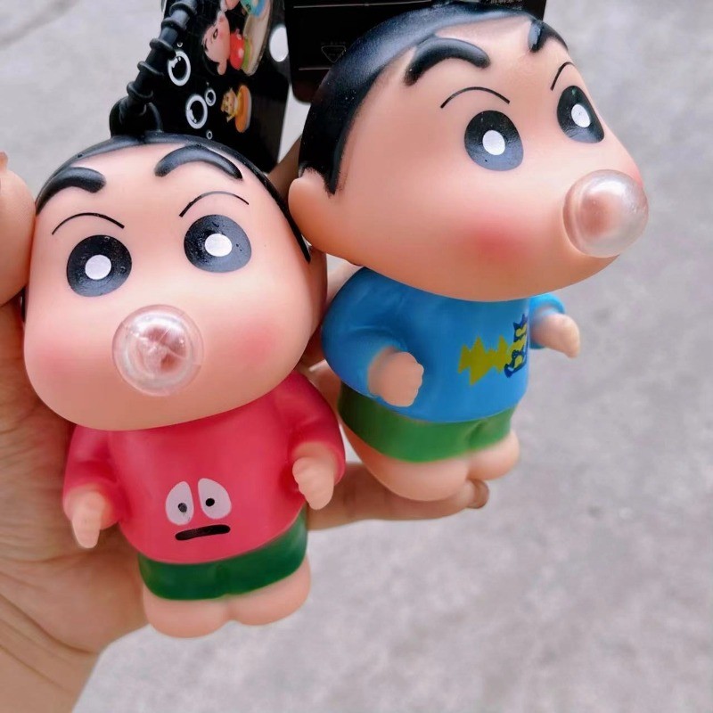 ของเล่นบีบอัด อะนิเมะรูปเครยอนชินจังความเครียดบรรเทาสกุชชี่มือหยิกของเล่นรักษาการ์ตูนนักเรียนของขวัญ