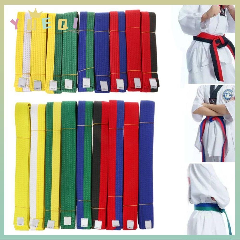 Yueqi 1.8m เข็มขัดเทควันโด EVA Double Wrap ผู้ใหญ่เด็กมืออาชีพคาราเต้ Judo