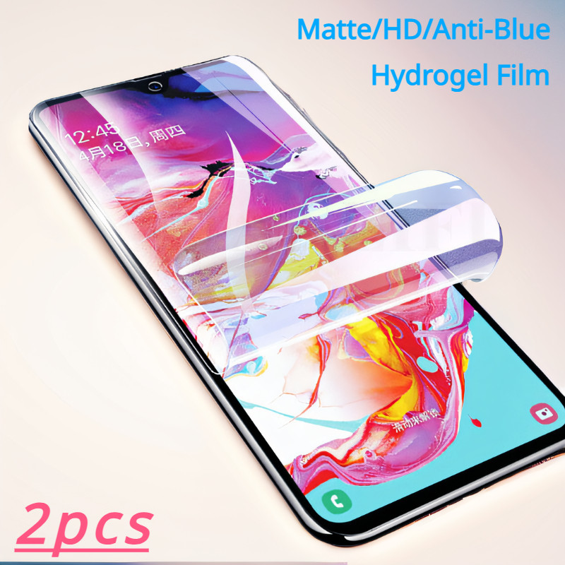 Oppoa31 OppoA7 OppoA5 OppoA1k 1-2 ชิ้น 800D Full Cover Matte Frosted Soft Hydrogel ฟิล์มสําหรับ Oppo