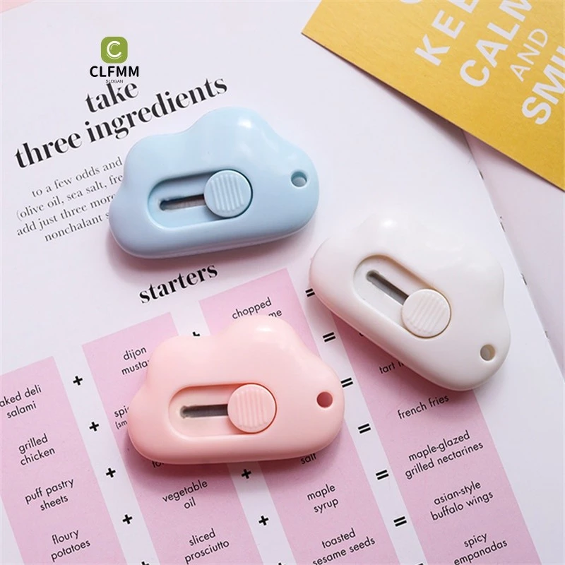 คัตเตอร์มินิ ก้อนเมฆสีสันสวยงาม น่ารักสุดๆ ใช้งานได้ง่าย พร้อมส่งจากไทย G2672