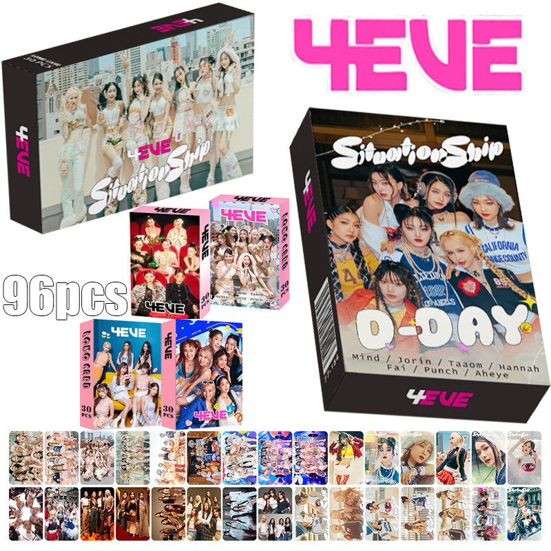 4eve การ์ดโลโม่ อัลบั้ม การ์ดโฮโลแกรม 4eve Photocards Idol ของสะสมของขวัญ