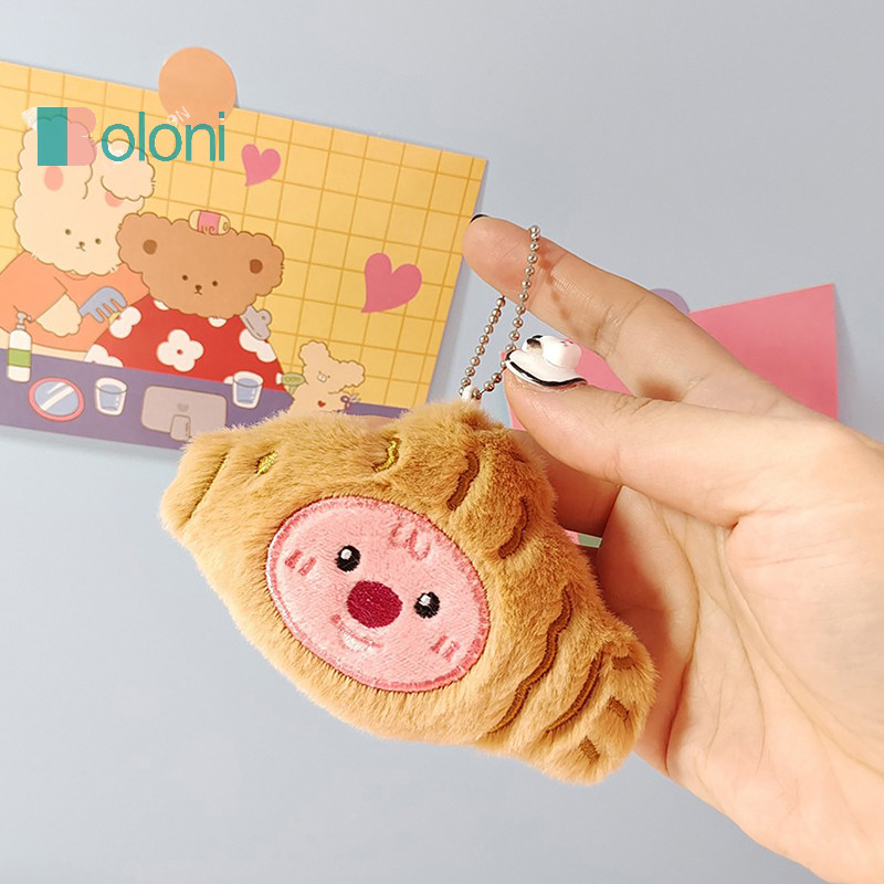 [Boloni] Kawaii Plush Capybara พวงกุญแจการ์ตูน Star Squeak ของเล่นสัตว์พวงกุญแจน่ารักกระเป๋าจี้ตกแต่งสําหรับเด็กสาวของขวัญใหม่
