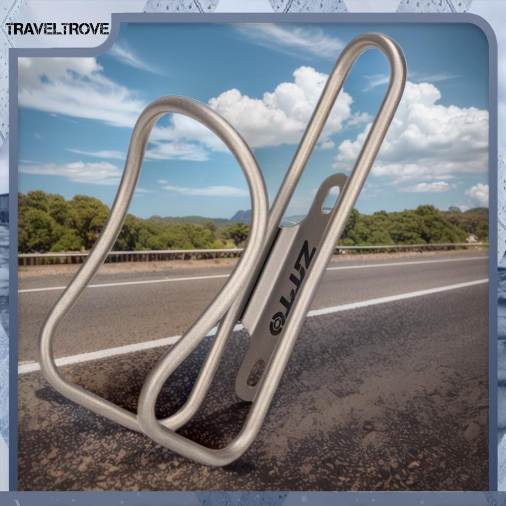 [traveltrove.th] ที่วางขวดจักรยาน Titanium Alloy Mountain Bike Bottle Cage อุปกรณ์ปั่นจักรยาน