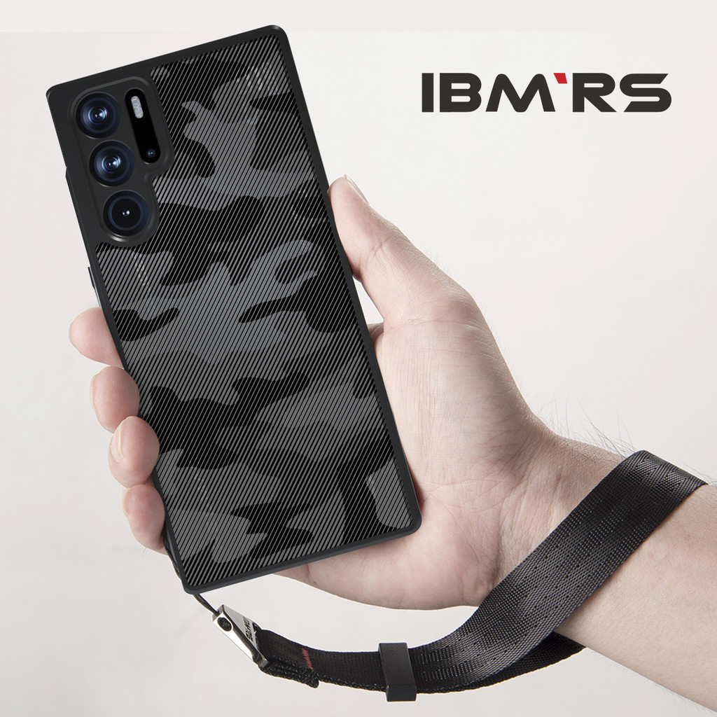 (มาพร้อมสายรัดข้อมือ)IBMRS [การป้องกันการตกเกรดทหาร]สําหรับเคส Nubia Red Magic 9 Pro, Clear camo 2 in 1 Hard Back ฝาครอบป้องกัน