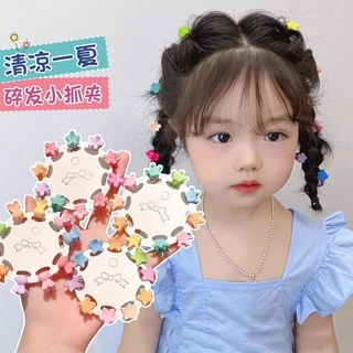 10ชิ้นแฟชั่นเกาหลีรวมกันรุ่นกิ๊บสําหรับเด็กที่มีสีสันกิ๊บเด็กสาวคลิปอุปกรณ์ผมชุด