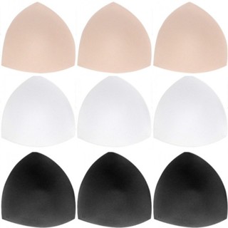 3 คู่ผู้หญิงสามเหลี่ยมถ้วยบิกินี่กีฬา Bra Pad หน้าอก Push Up…