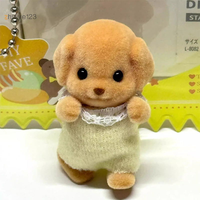 <zhuliye123> น่ารัก Sylvanian Families Poodle รูปตุ๊กตาตุ๊กตาของเล่นตุ๊กตาการ์ตูน Poodle ตุ๊กตาของเล่นตุ๊กตาตุ๊กตาเครื่องประดับคู่ของขวัญ Nice