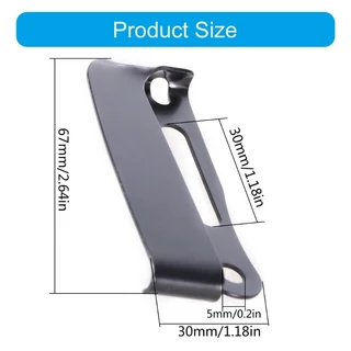 Con K Sheath คลิปเอวอุปกรณ์เสริม K Sheath คลิปสําหรับ KYDEX Scabbard กระเป๋าถือ K Sheath คลิปเอวพร้อมสกรูสําหรับ T