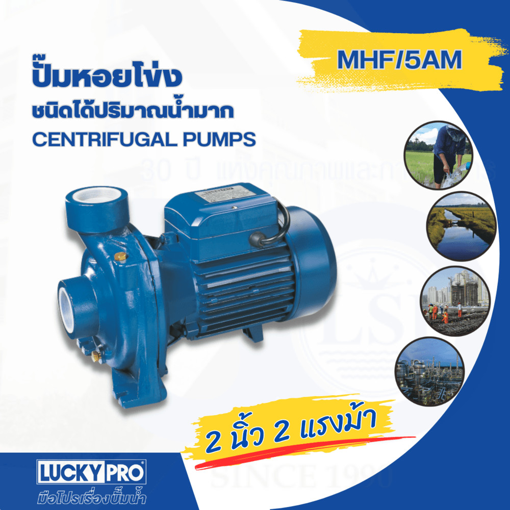 LOCAL789 LUCKY PRO ปั๊มหอยโข่ง 2Hp 2  รุ่น LP-MHF/5AM ร้านอยู่ในไทย