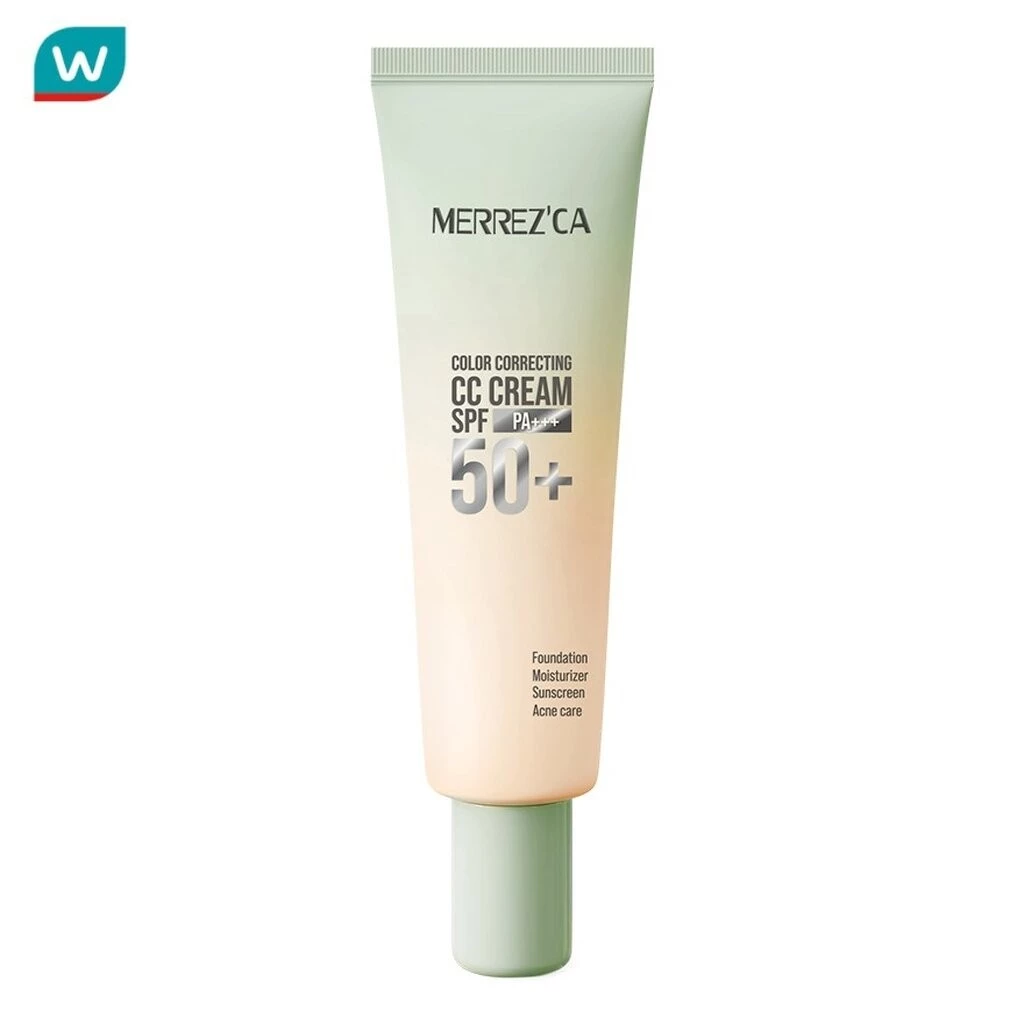 Merrez'Ca เมอร์เรซกา คัลเลอร์ คอลเลคติ้ง ซีซี ครีม SPF50+ PA+++ 20มล.