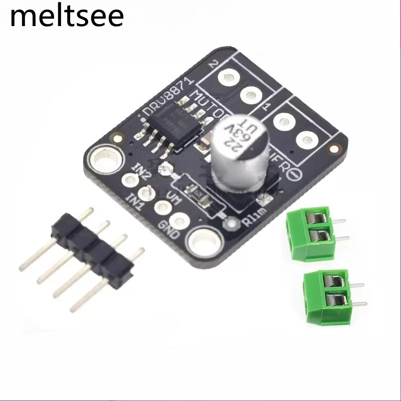 Drv8871 H-Bridge Brushed DC Motor Driver Breakout Board สําหรับ Arduino PWM Control 3.6A Max ภายใน Current Sense 6.5V - 45V
