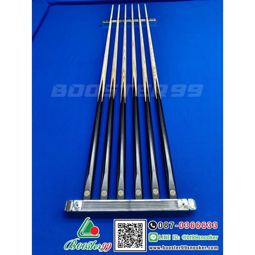 [TN02-TN03] ที่วางไม้คิว ติดผนัง 6 ด้าม พลาสติก สีเงิน-สีทอง - รูปที่ 4