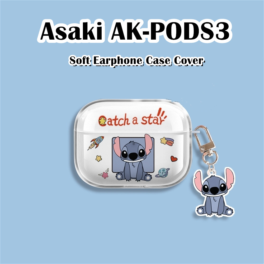 【Case Home】นําไปใช้กับ Asaki AK-PODS3 เคส Case เคสหูฟัง การ์ตูนสร้างสรรค์ ซิลิโคนนุ่ม เคส เคสหูฟัง