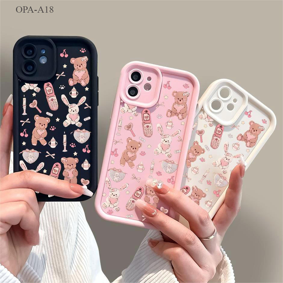 OPPO A18 A17 A38 A31 A15 A16 A3S A58 A54 A94 A57 A7 A5S A12 A9 A16K A78 A74 A76 Reno 10 5 Pro 4G 5G 2020 เคสออปโป้ JTK