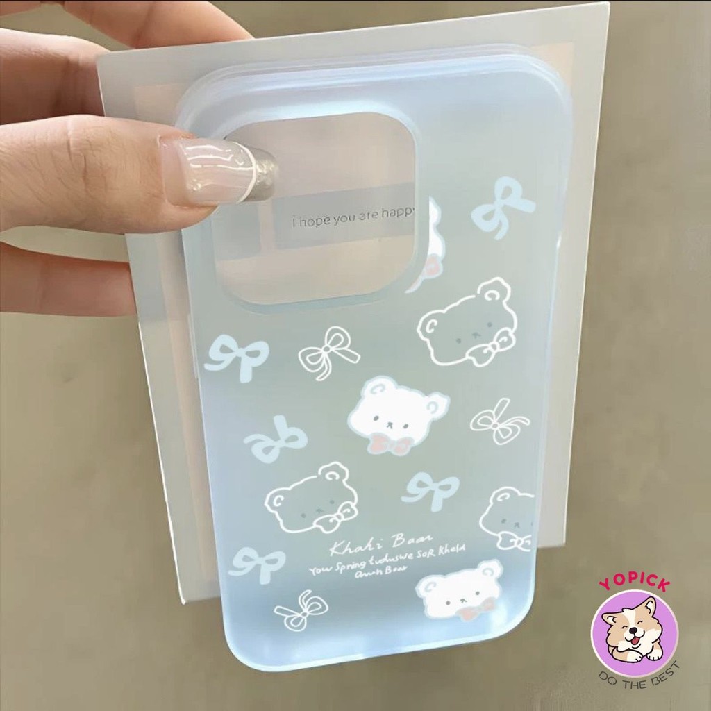 ฤดูร้อนโบว์หมีหัวน่ารักเคสโทรศัพท์สําหรับiphone 12Pro Max 13 14Plus 15 XR XS Max 7 8 Plus SE2020 การ์ตูนฝาครอบโทรศัพท์สําหรับIPhone 11Pro Maxซิลิโคนนุ่มสาวเพื่อนBTM