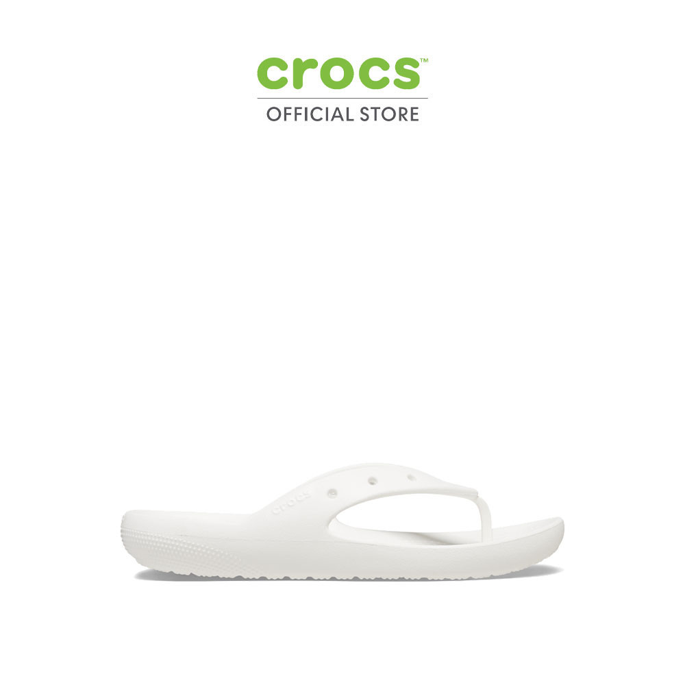 CROCS รองเท้าแตะผู้ใหญ่ CLASSIC V2 FLIP รุ่น 209402100 - WHITE